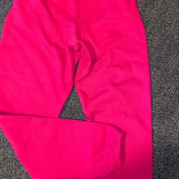 Men Champion Hot Pink Small Sweatpants 